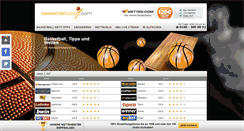 Desktop Screenshot of basketballtipps.com